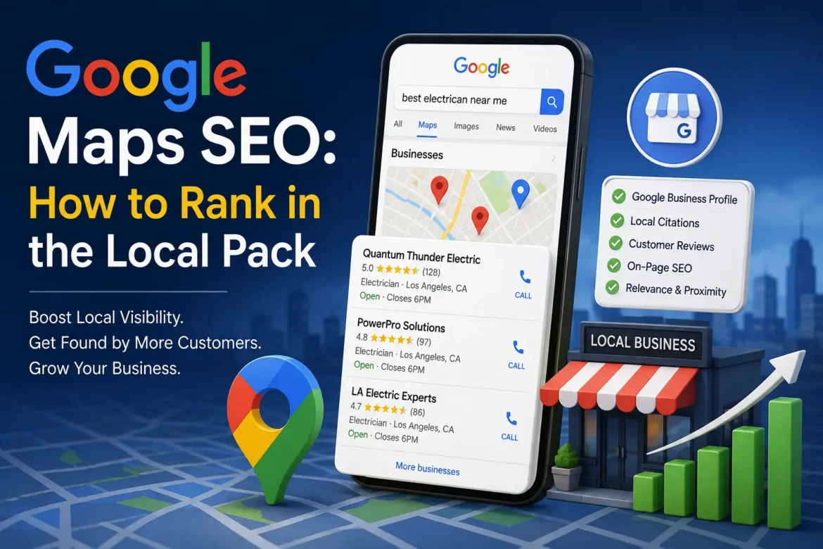 Google Maps SEO strategies to rank in the local pack