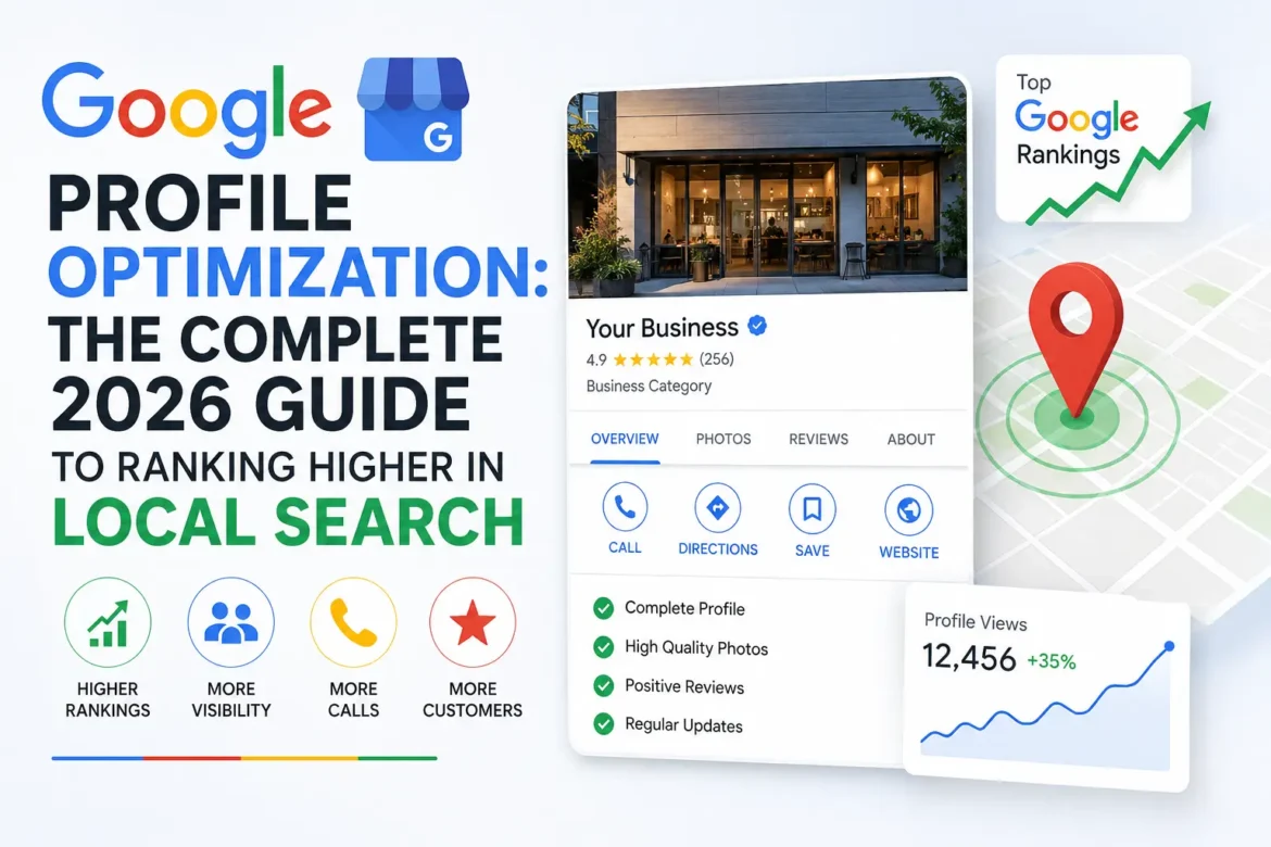 Google Profile Optimization The Complete 2026 Guide to Ranking Higher in Local Search