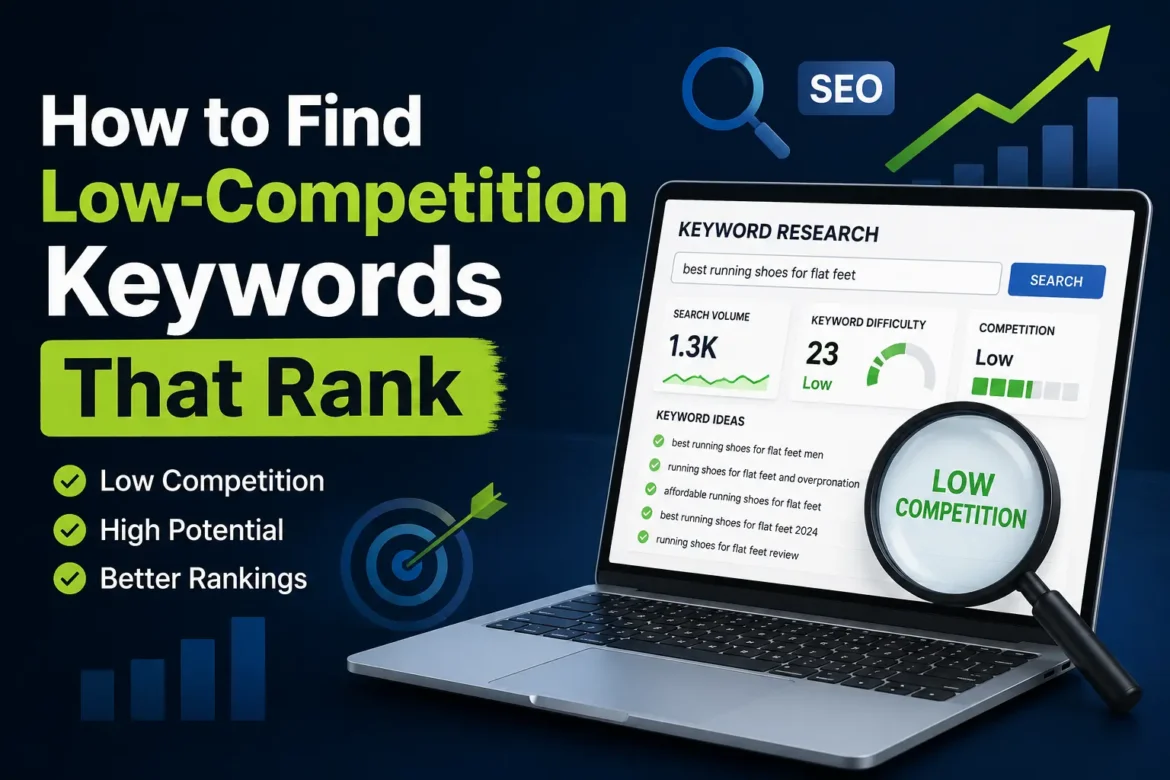 Low competition keywords for SEO and keyword research