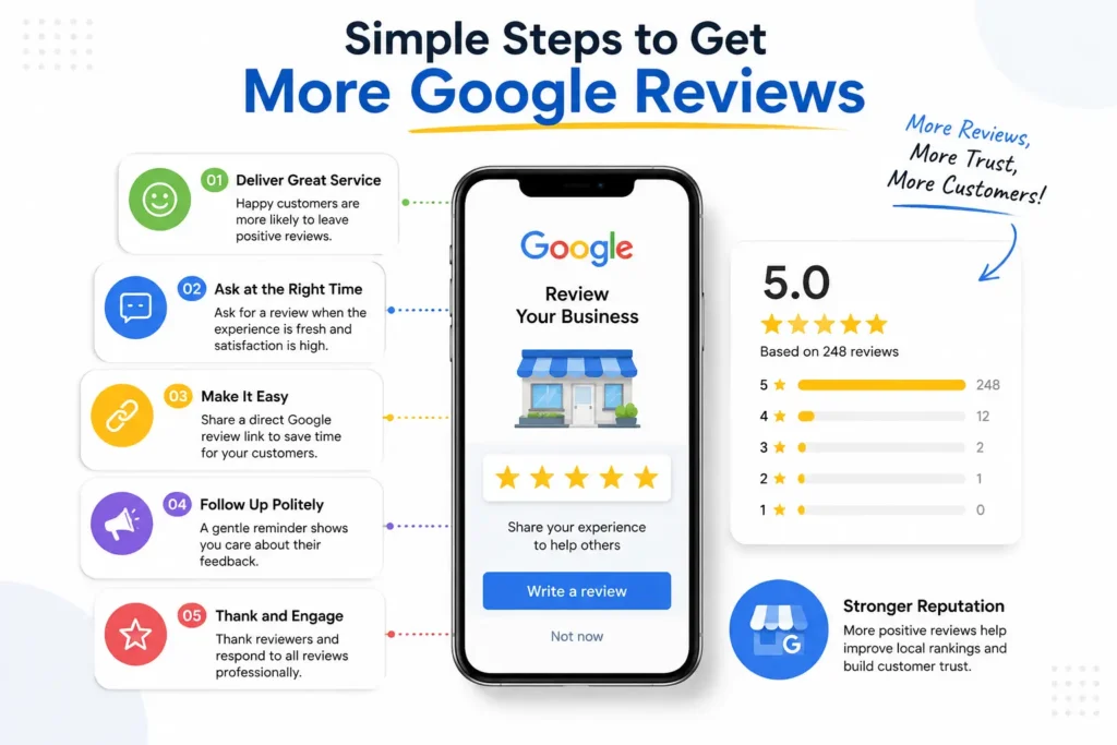 How to Get More Google Reviews – Simple Steps for Businesses