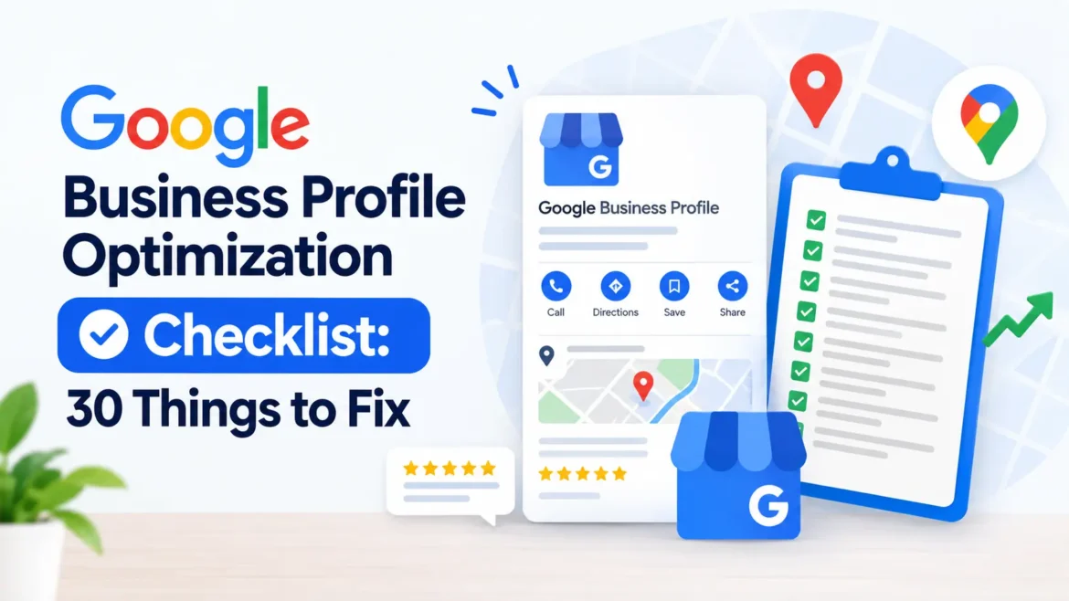 Google Business Profile Checklist