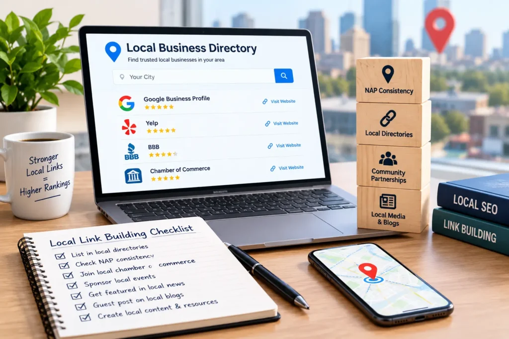 Local link building strategies for earning backlinks in your city