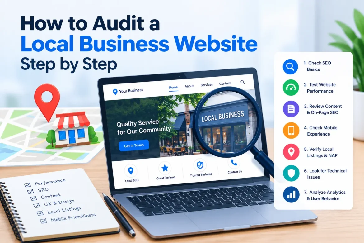 Local SEO audit for a local business website